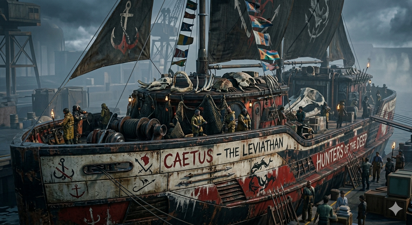 A Caetus prepares for its next hunt